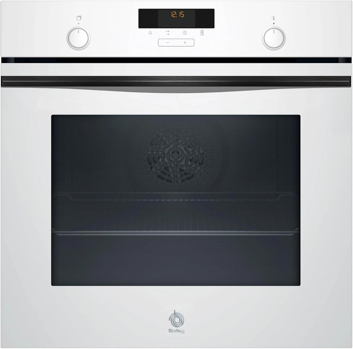Balay - Horno multifunci¨®n 60 cm, limpieza Aqualisis, Control t¨¢ctil, 10 programas, rieles telesc¨®picos, blanco cristal