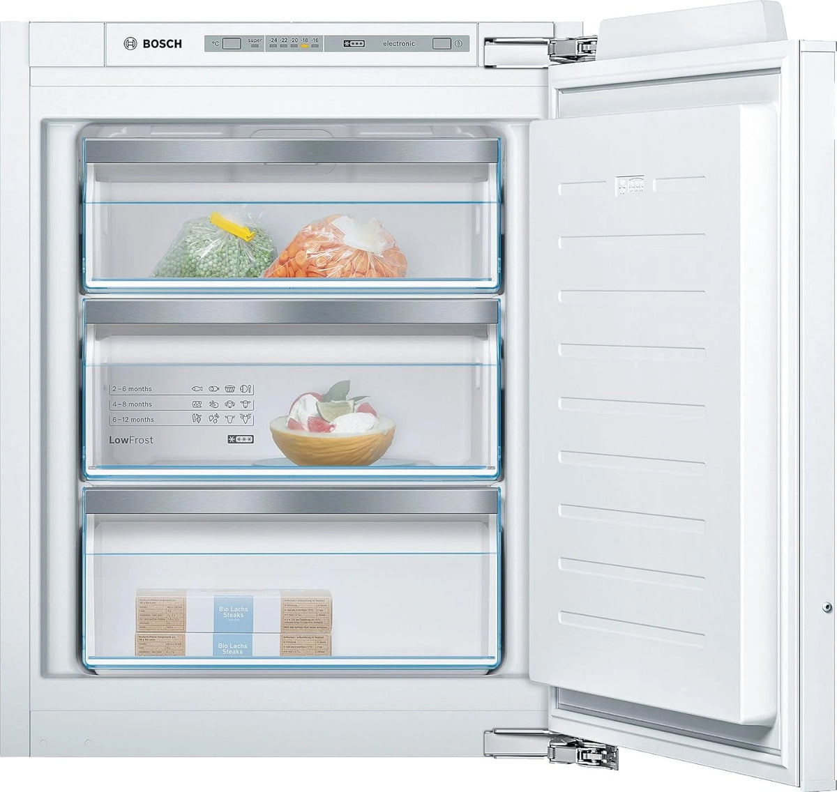 Congelador Integrado Vertical Bosch Serie 6 Blanco 72L A++ Eficiencia