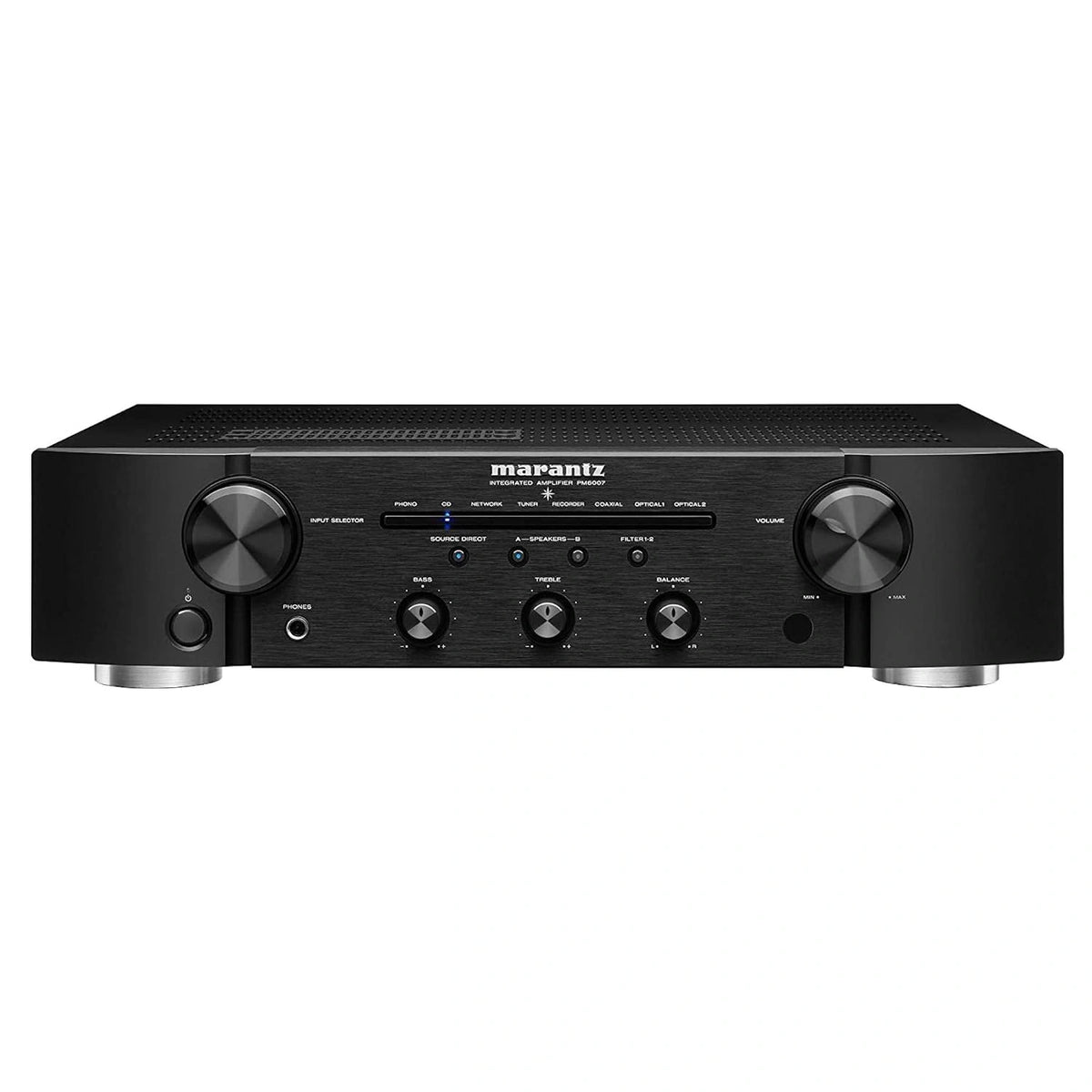Marantz PM6007 Amplificador Integrado, Audio Hi-Fi con Conectividad Digital y Entradas Anal¨®gicas, Negro