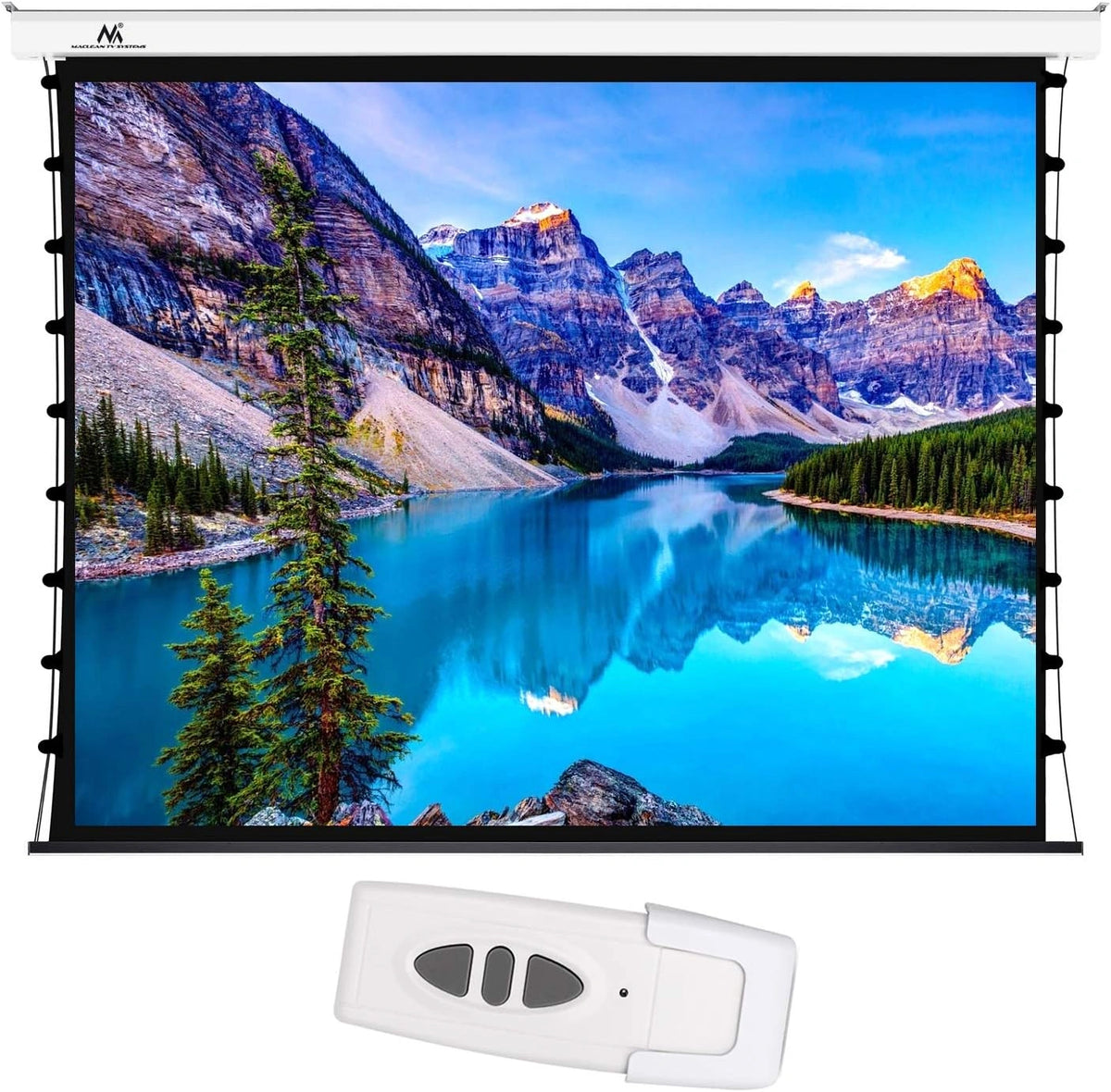 Pantalla de proyector el¨¦ctrica Maclean MC-992, 200x150 cm, 100 pulgadas, calidad premium