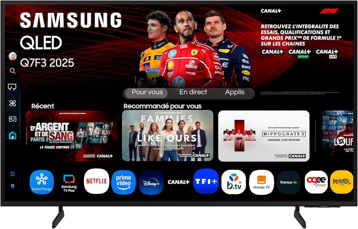 Televisor Samsung QLED 4K Smart de 50'' con IA y Quantum Dot