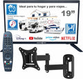 Unispectra 19 Smart TV webOS ELED con Control Remoto M¨¢gico, Compatible con 230v y 24v. Sintonizador Triple TDT, Sat¨¦lite y Cable. Ideal para Autocaravanas y Barcos