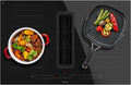 Cecotec Placa de Inducci¨®n 2 Zonas con Campana Integrada, 7400W, Control T¨¢ctil