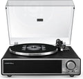 Reproductor de Vinilos Todo-en-Uno con Bluetooth y Altavoces Integrados