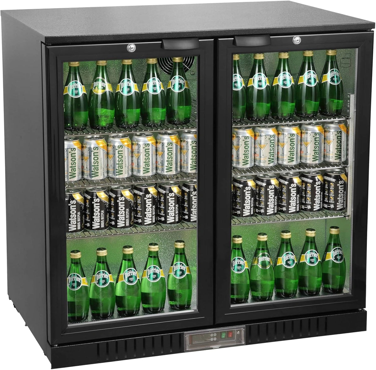 Refrigerador de Bebidas METRO Professional 198 L, Enfriamiento con Ventilaci¨®n, 160 W, Cerradura y Descongelaci¨®n Autom¨¢tica