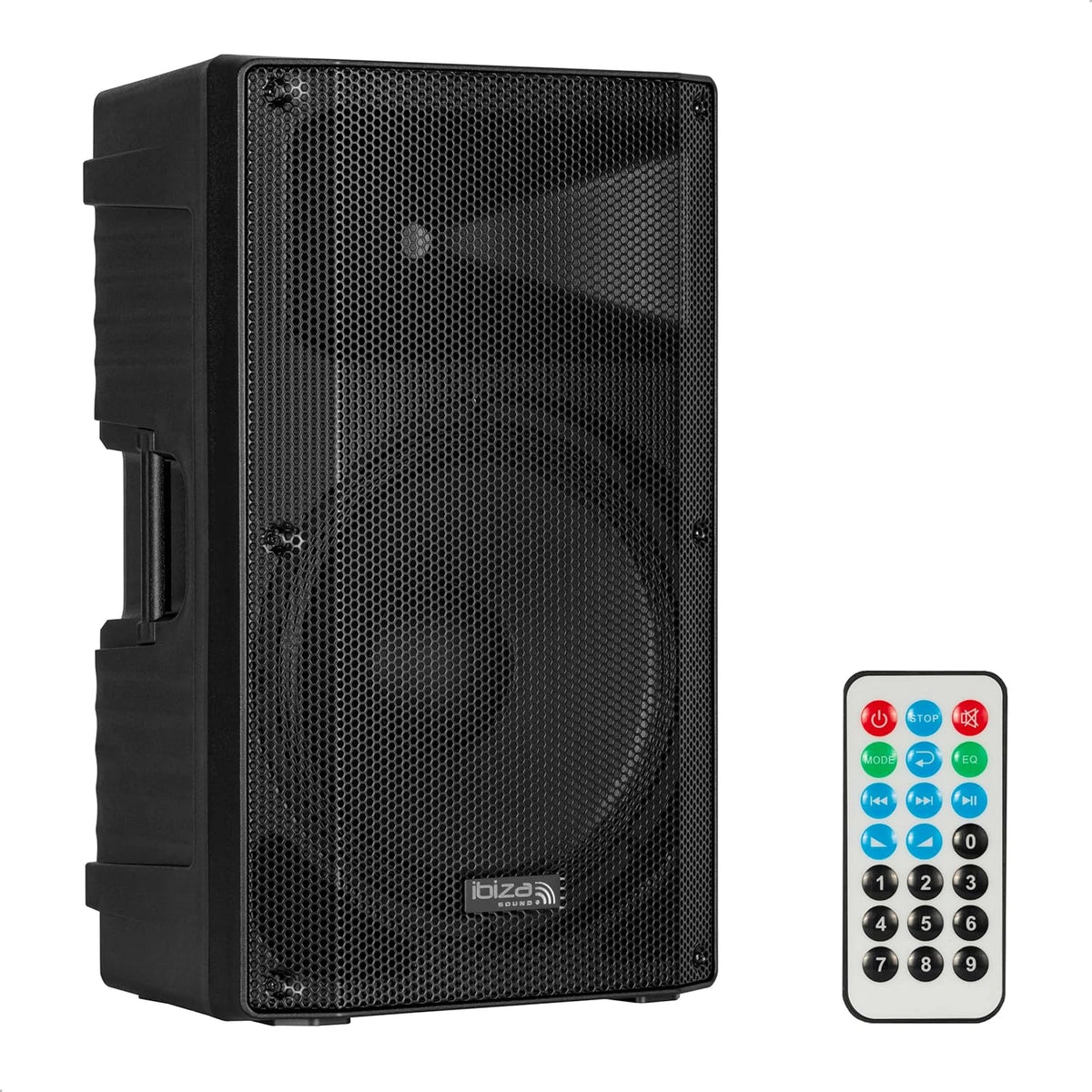 Altavoz Activo 15'' Ibiza XTK15A-MKII con Bluetooth, USB y SD para Fiestas y Karaoke